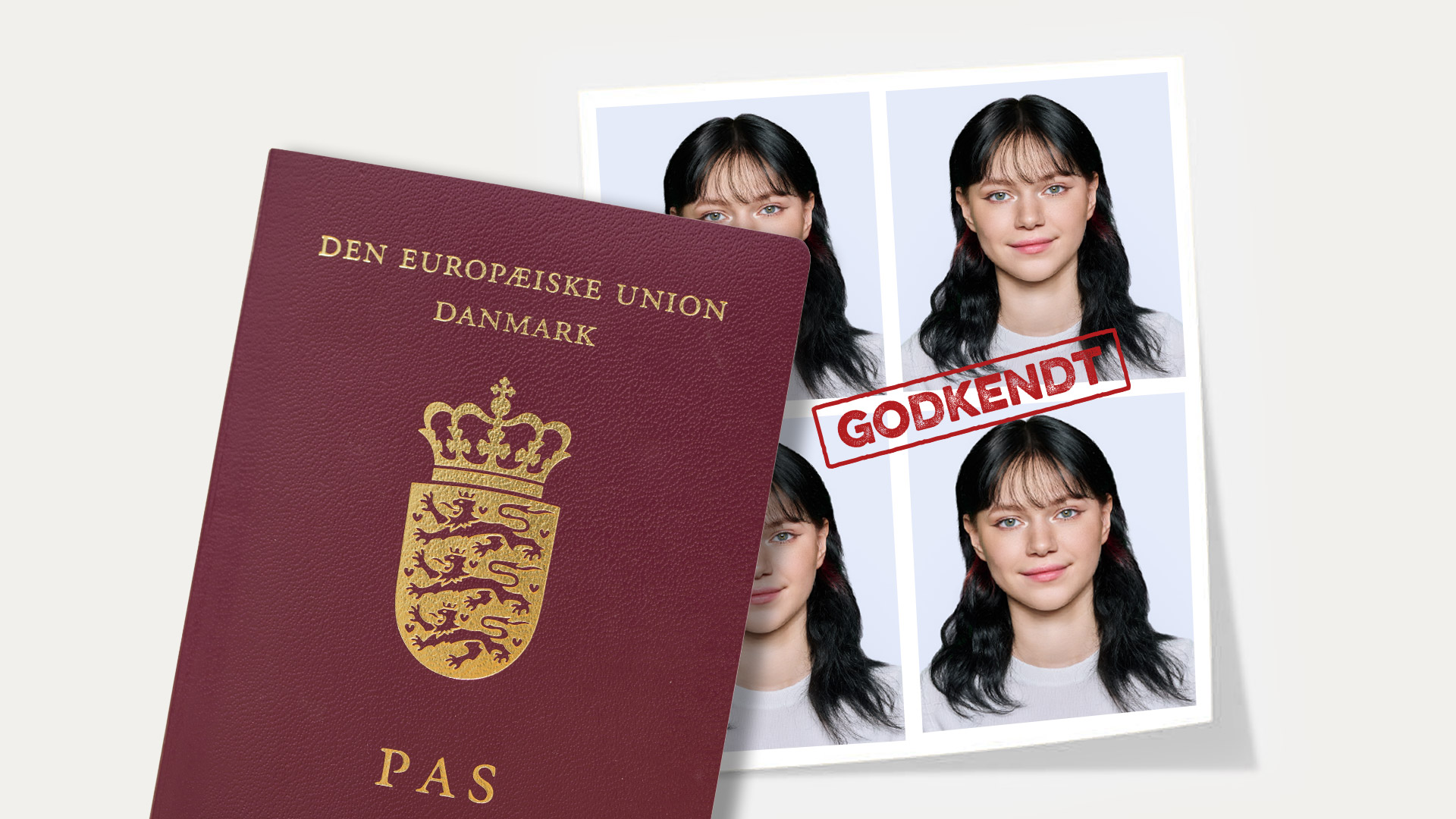 Dansk pas og godkendte pasfotos